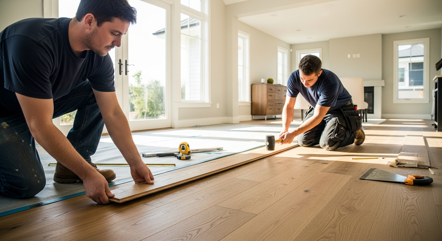Middle image for Why Kirkland Homeowners Trust Local Hardwood Flooring Installation