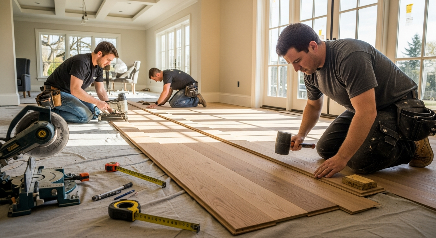 Middle image for Top Benefits of Hardwood Flooring Installation in Bellevue