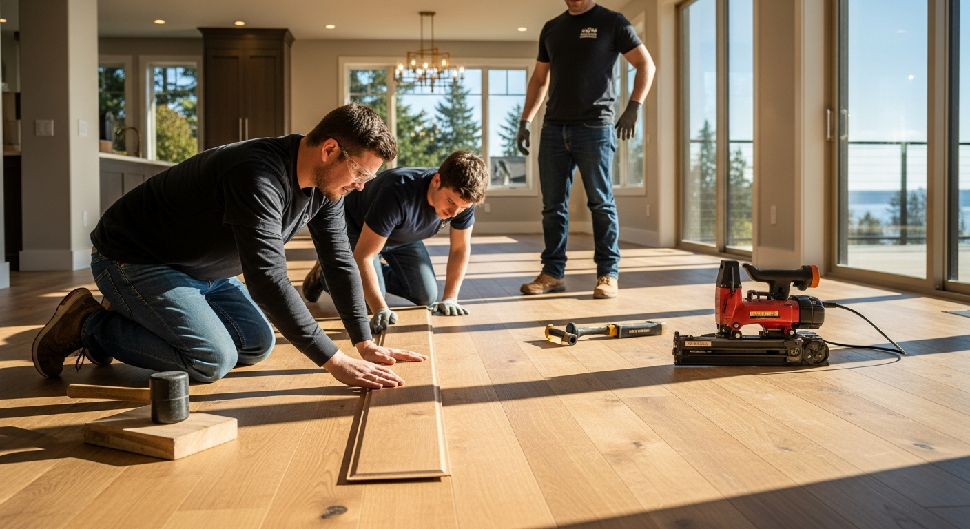 Middle image for How to Choose the Right Hardwood Flooring Installation in Kirkland