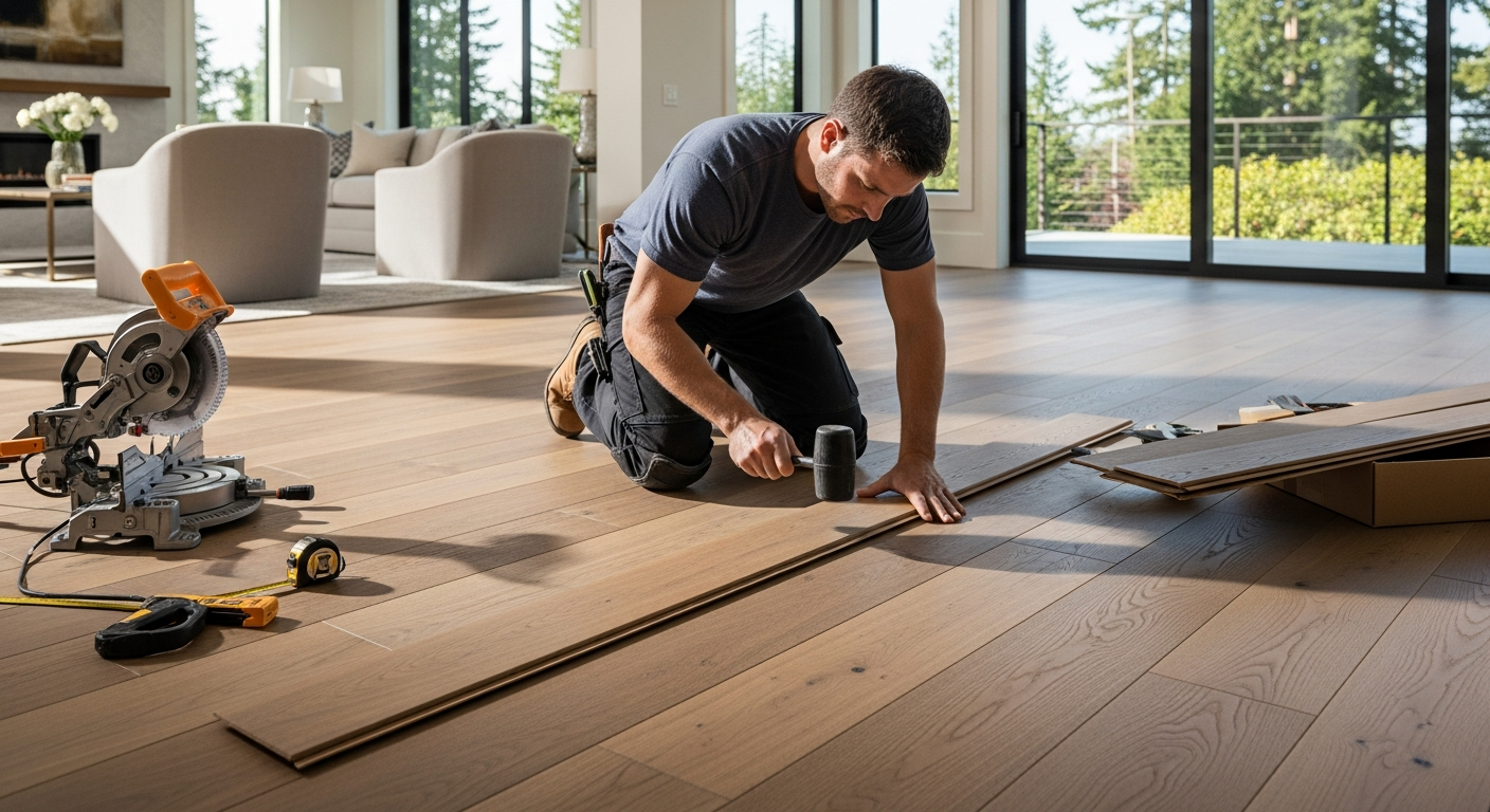 Cost-Effective Hardwood Flooring Installation in Bellevue