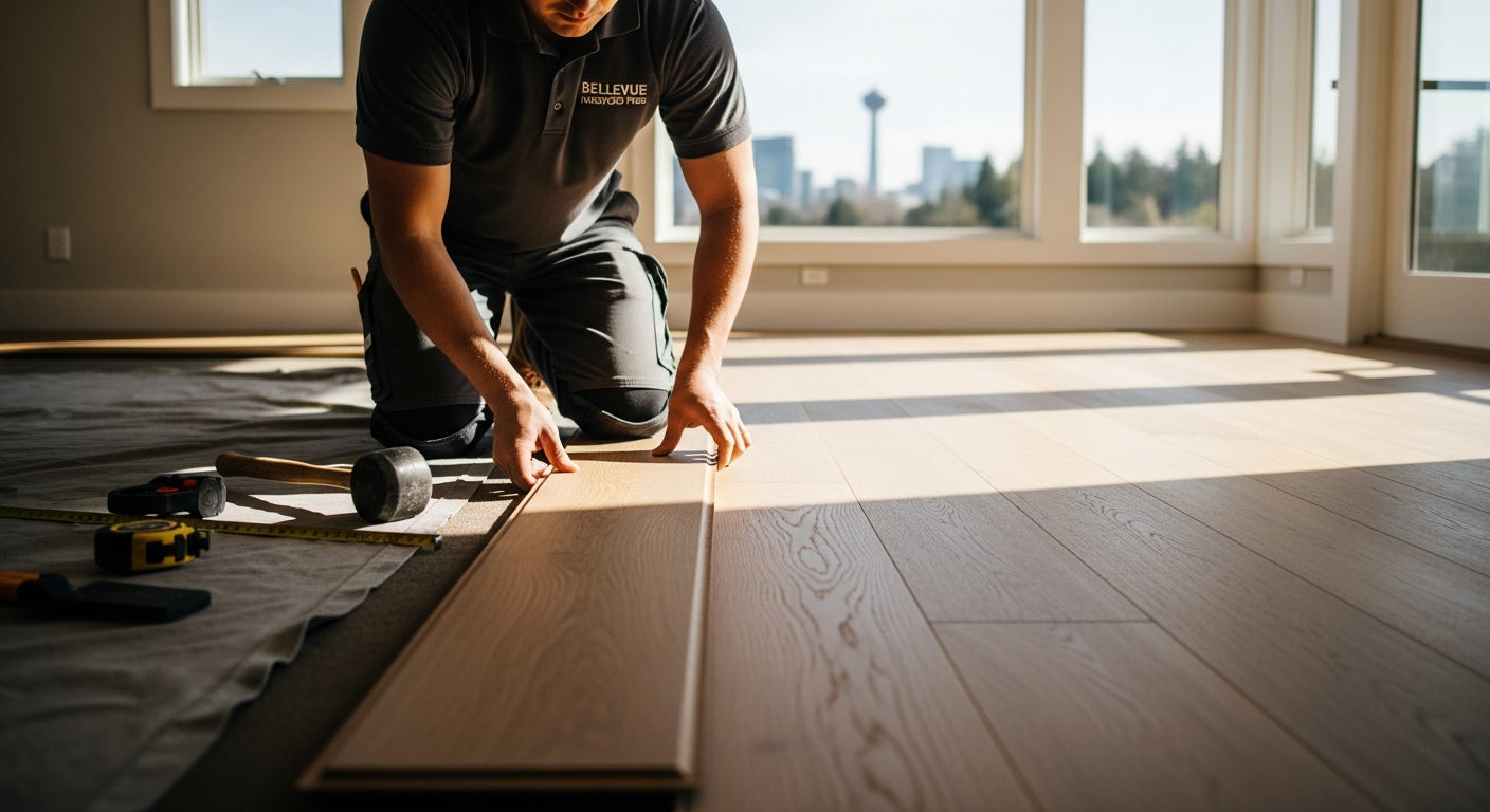 Middle image for Cost-Effective Hardwood Flooring Installation in Bellevue