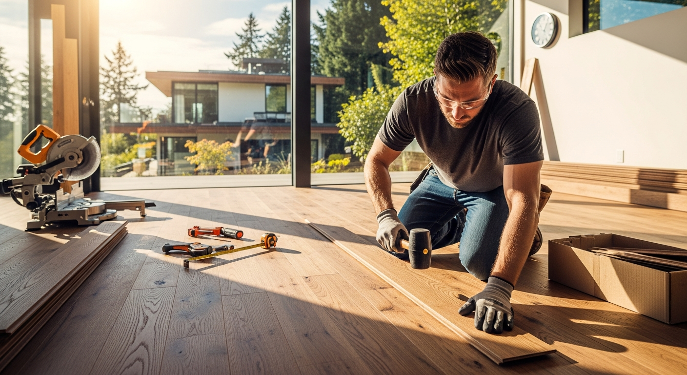 The Process of Hardwood Flooring Installation in Bellevue Explained
